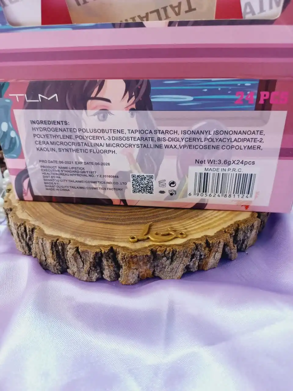 رژ جامد پرطرفدار قلبی شکل TLM LIP STICK MATTE کد L112