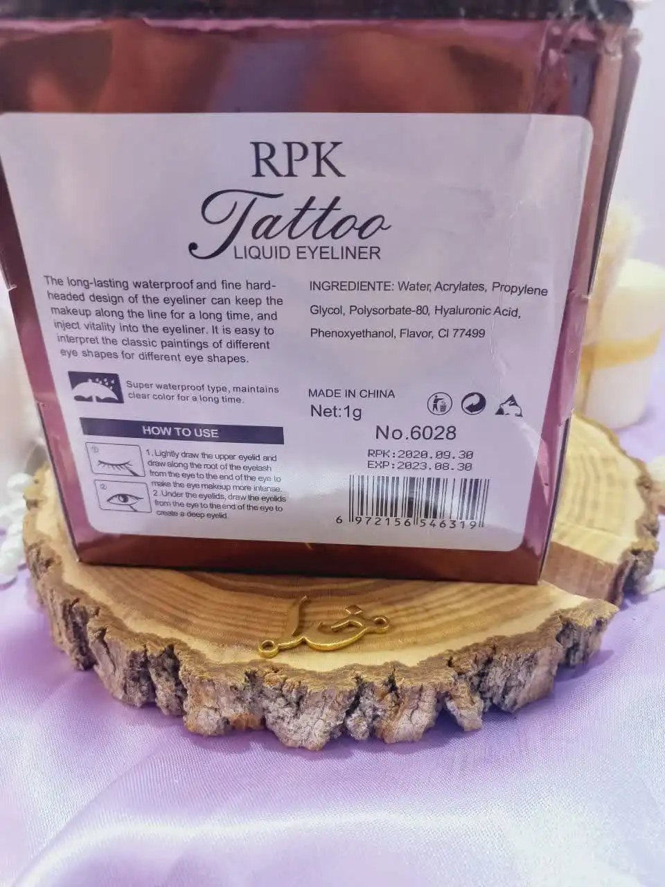 خط چشم ماژیکی نگینی آر پی کی RPK Eyeliner مدل خنجر کد 6028