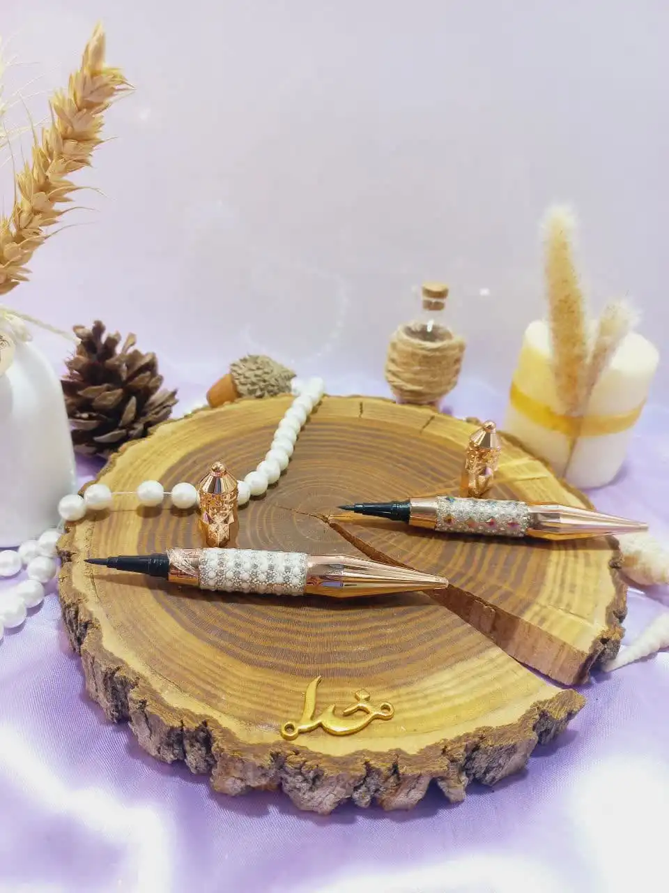 خط چشم ماژیکی ضد آب آر پی کی RPK Eyeliner مدل نگین خودکاری کد 8038