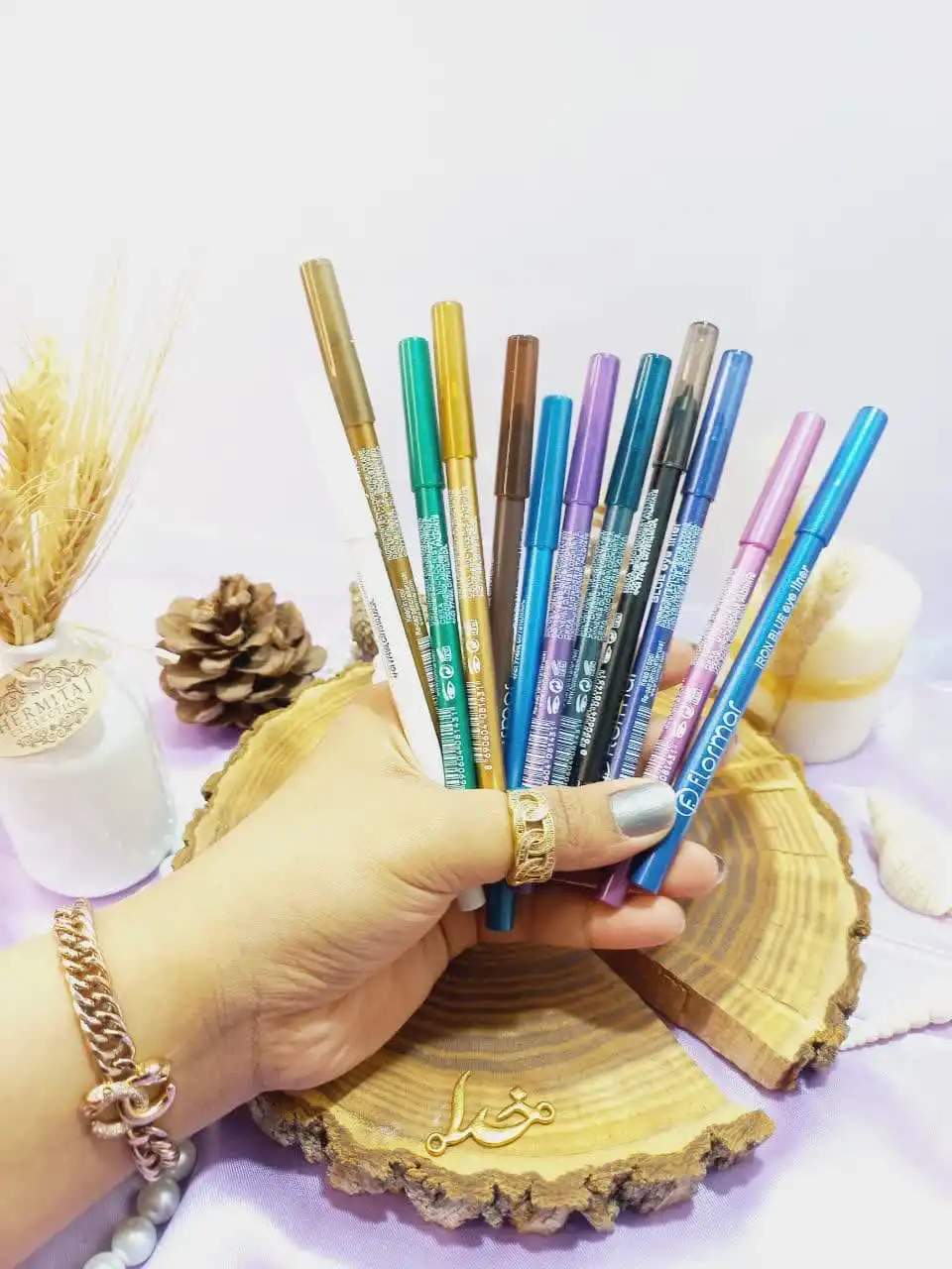 مداد شمعی رنگی ضدآب فلورمار جعبه دار flormar | پخش عمده