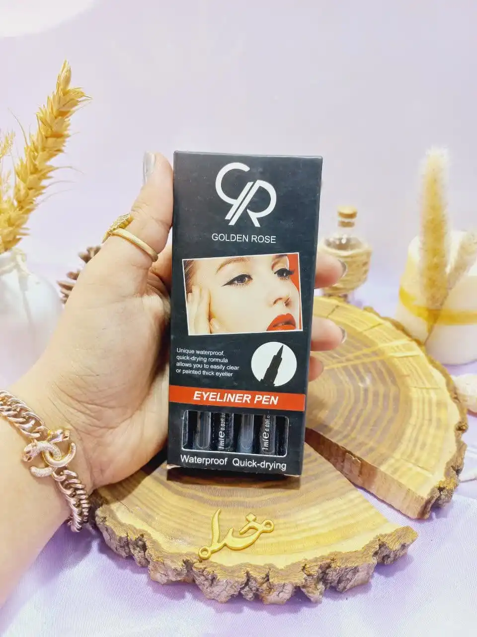 خط چشم ماژیکی مشکی گلدن رز GOLDEN ROSE کد 7712