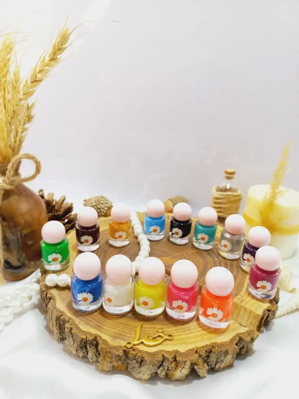 لاک پرطرفدار طرح گل نایلی پولیش NAIL POLISH کد A6005 | پخش عمده