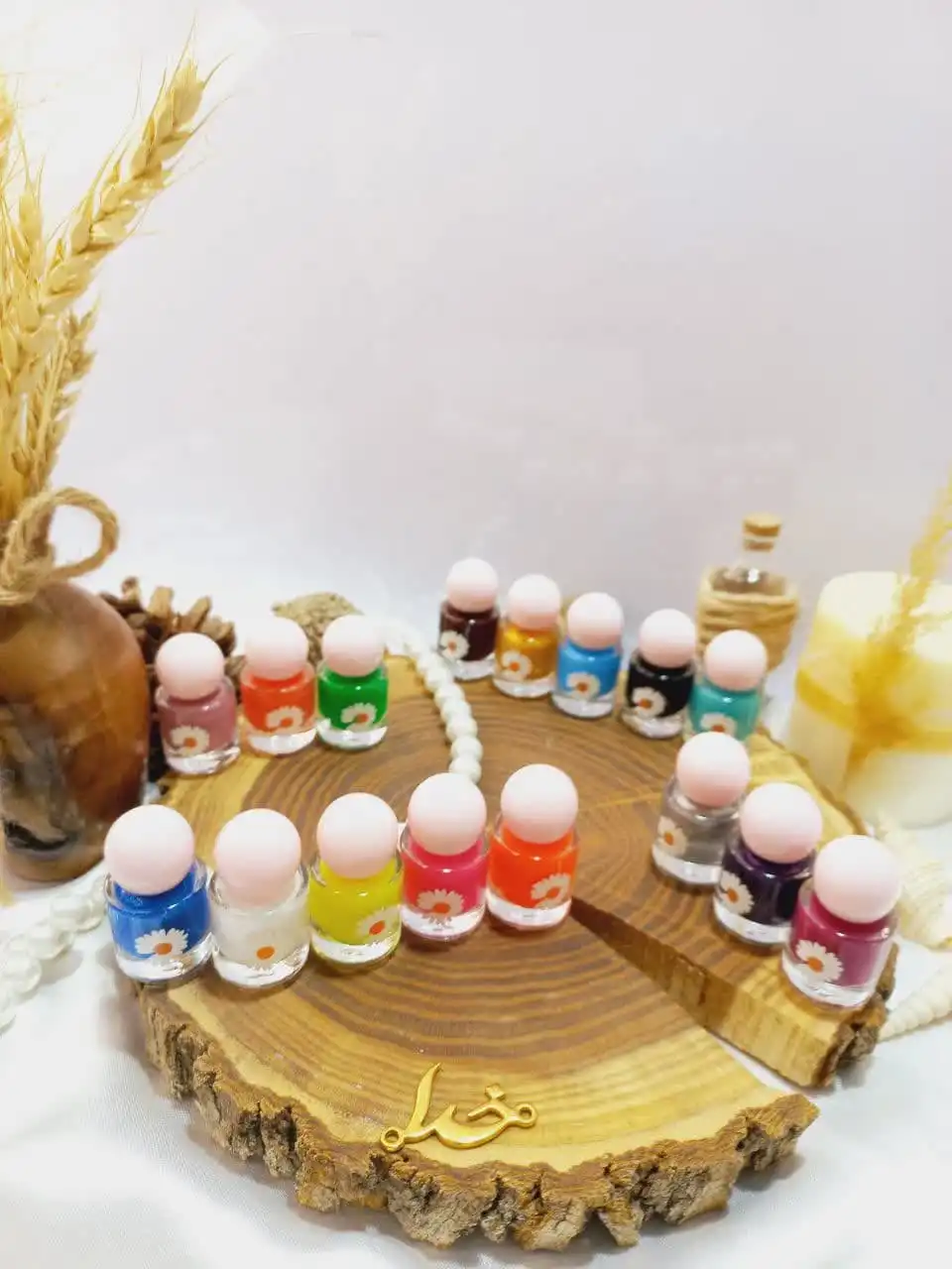 لاک پرطرفدار طرح گل نایلی پولیش NAIL POLISH کد A6005 | پخش عمده