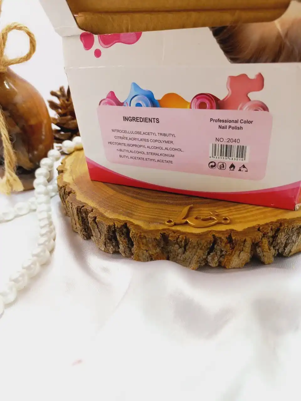 لاک تخم مرغی پرطرفدار بسته 12 عددی هدی بیوتی نایلی پولیش NAIL POLISH HUDABEAUTY  کد 2040 | پخش عمده