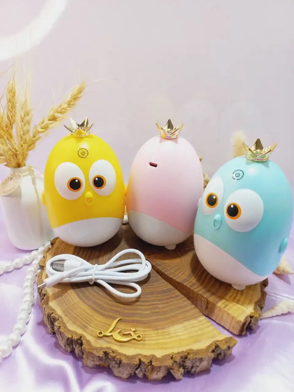 دستگاه بخور سرد شارژی طرح جوجه تاج دار مخزن بزرگ کد 65158