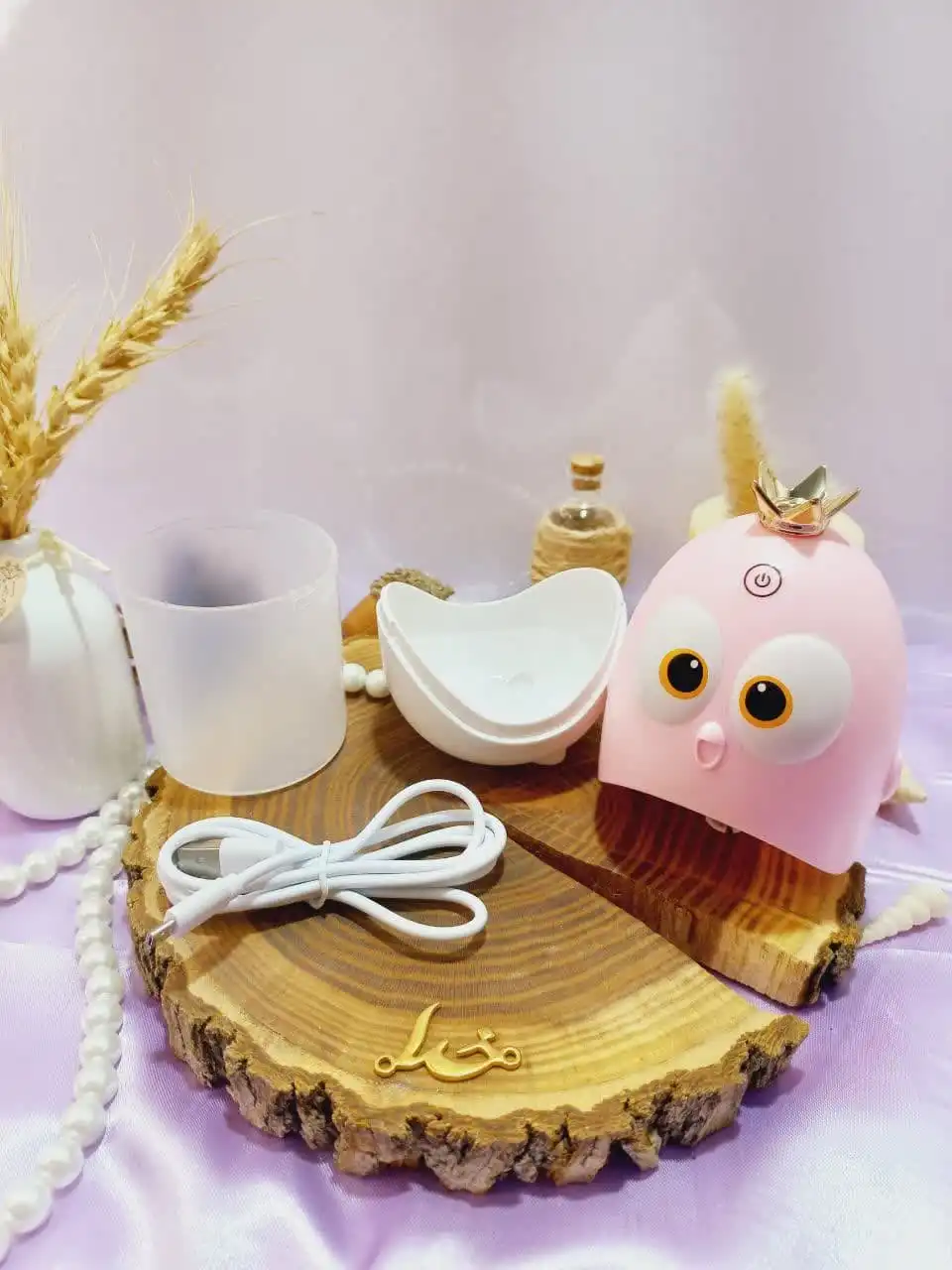 دستگاه بخور سرد شارژی طرح جوجه تاج دار مخزن بزرگ کد 65158