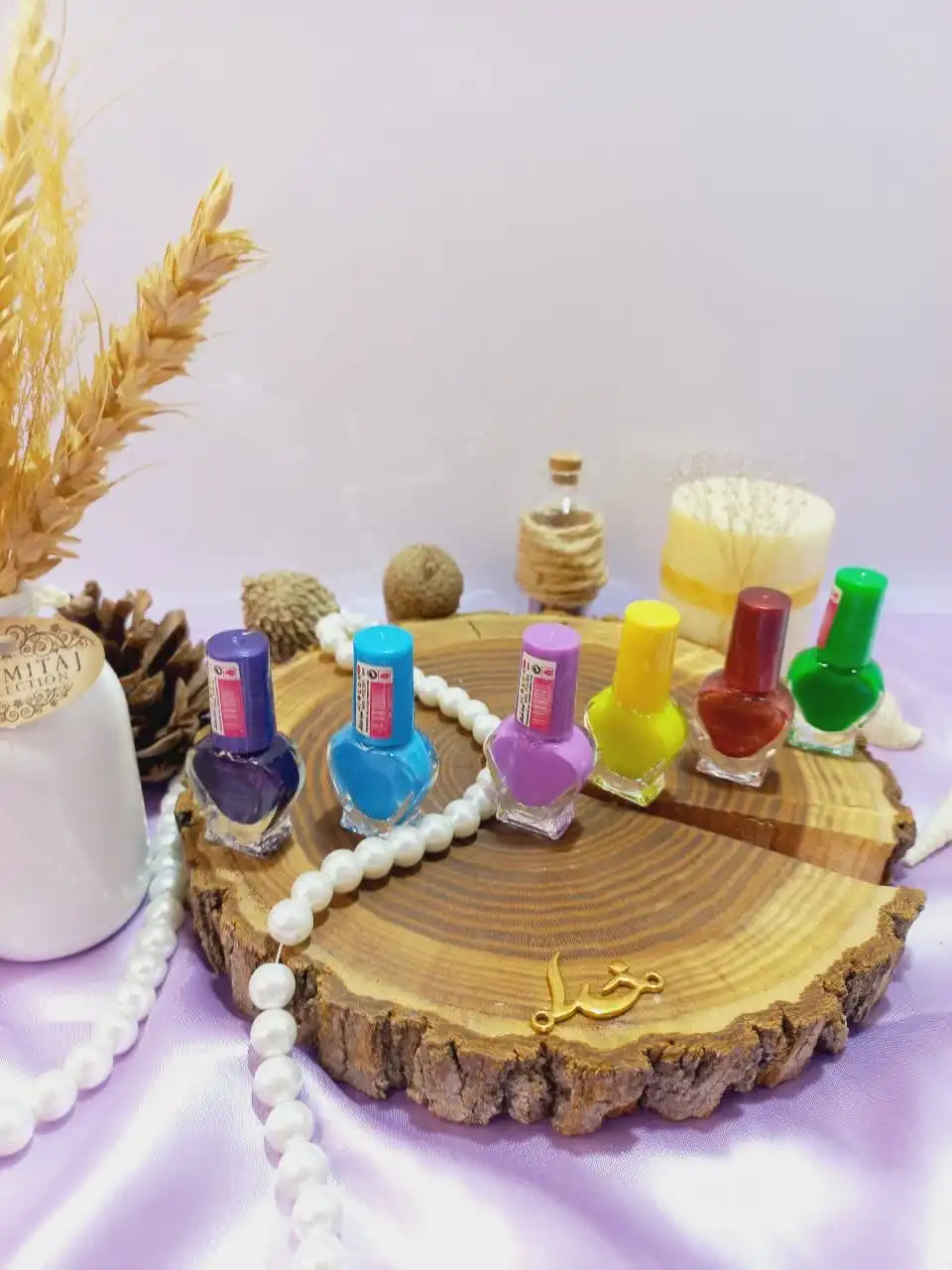 لاک پرطرفدار طرح قلبی نایلی پولیش NAIL POLISH کد A6002