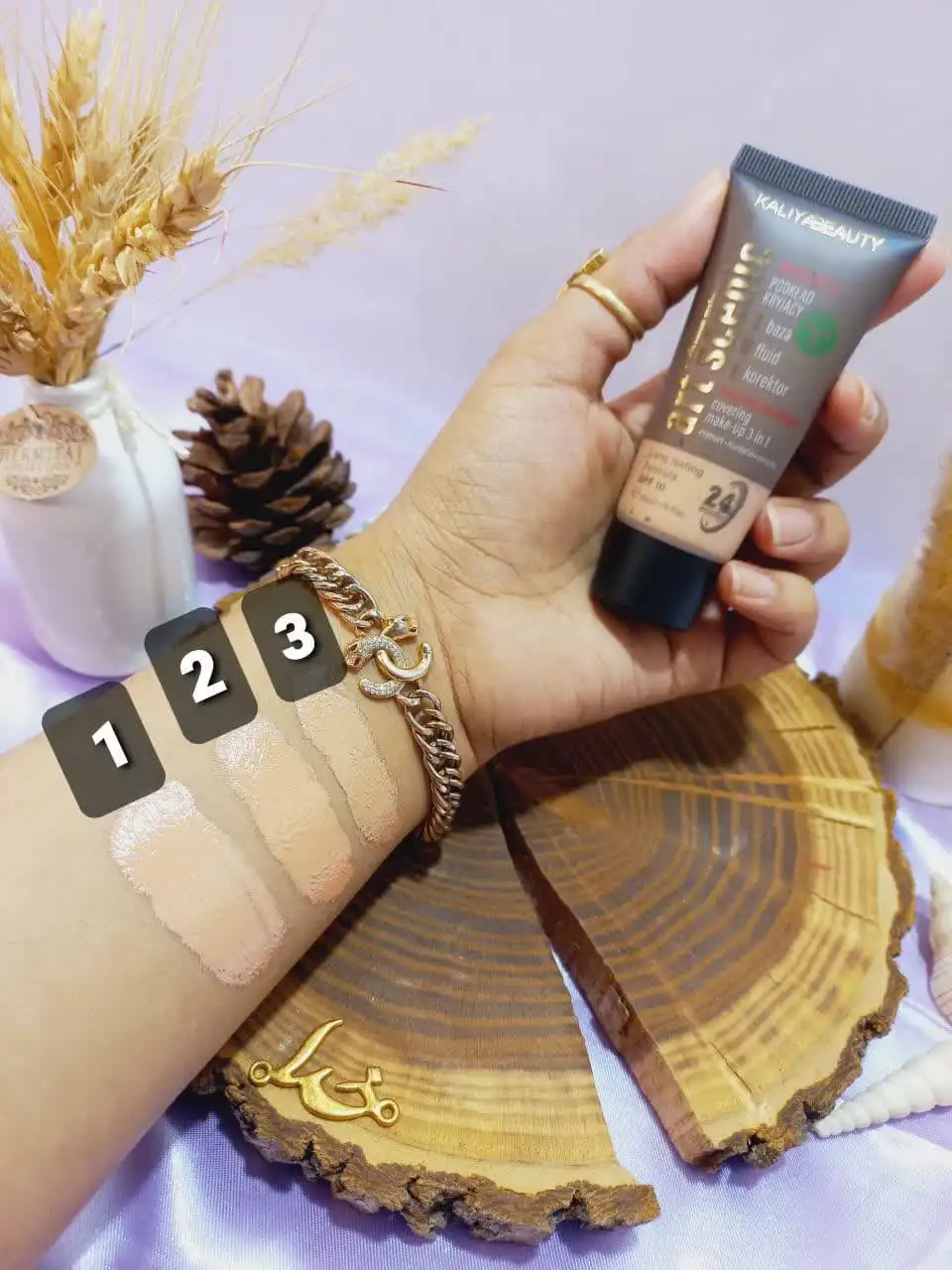 کرم پودر تیوپی کالیا بیوتی مدل آرت اسکین KALIYA BEAUTY ART SCENIC کد Z119