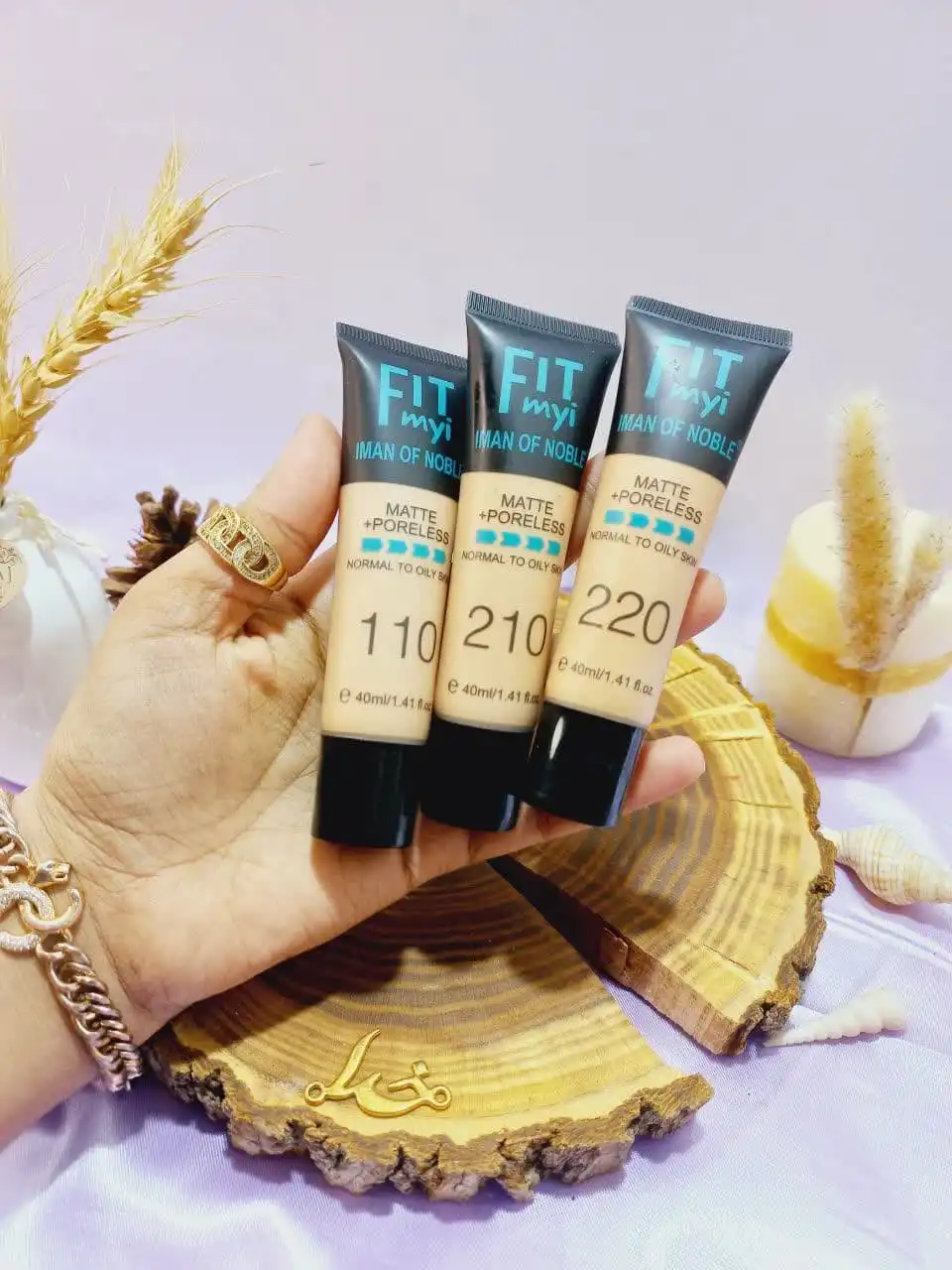 کرم پودر تیوپی مخصوص میکاپ ایمن آف نوبل IMAN OF NOBLE  کد F395