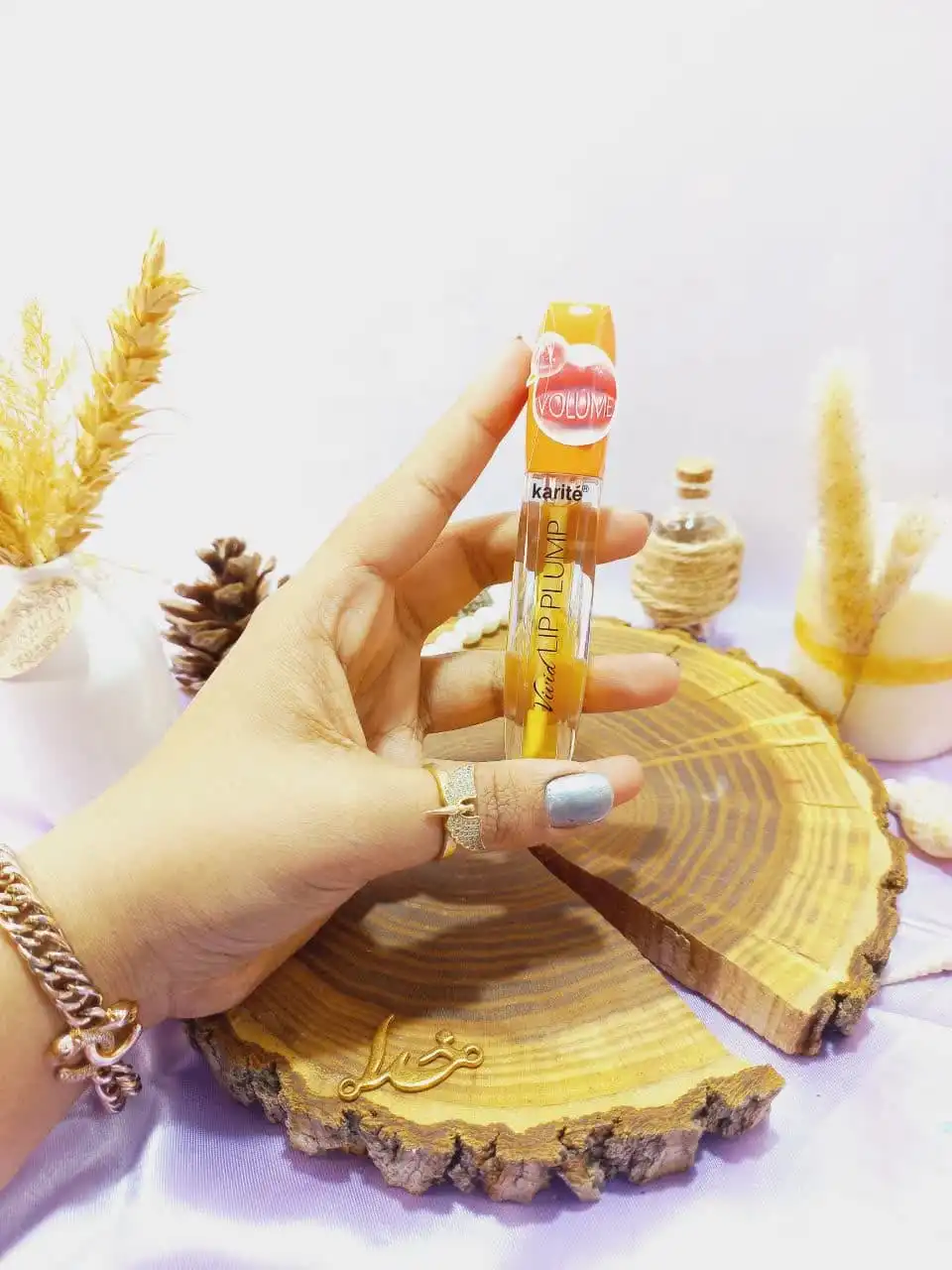 حجم دهنده لب هلویی کاریته NO7017847 V روکش دار