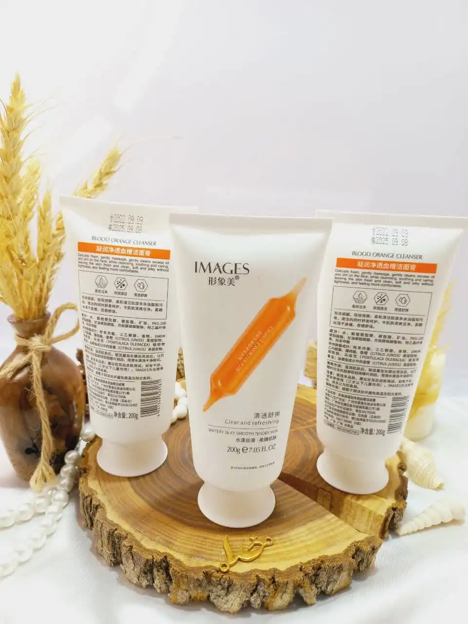 فوم شستشوی صورت 200 میل سایز بزرگ پرتقال خونی ایمیجز IMAGES کد XXM23181