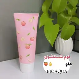 فوم شستشو صورت عصاره هلو بیوآکوا کد BQY72653