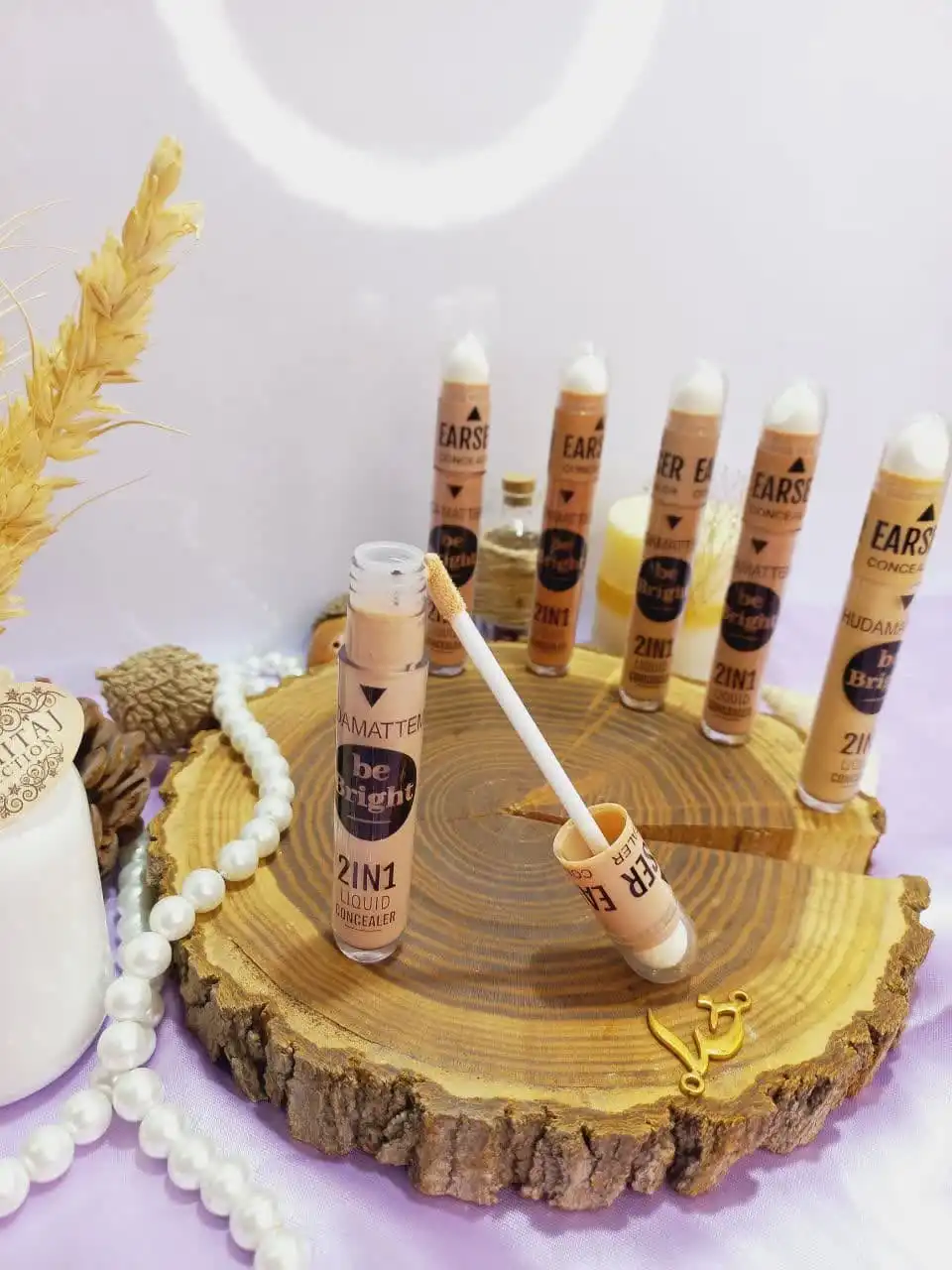 کانسیلر مایع پرطرفدار دو کاره همراه (پاک کن) برند هدی مات می HUDA MATTE ME کد S022