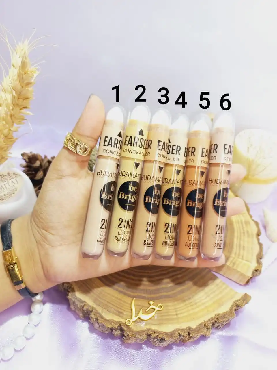 کانسیلر مایع پرطرفدار دو کاره همراه (پاک کن) برند هدی مات می HUDA MATTE ME کد S022