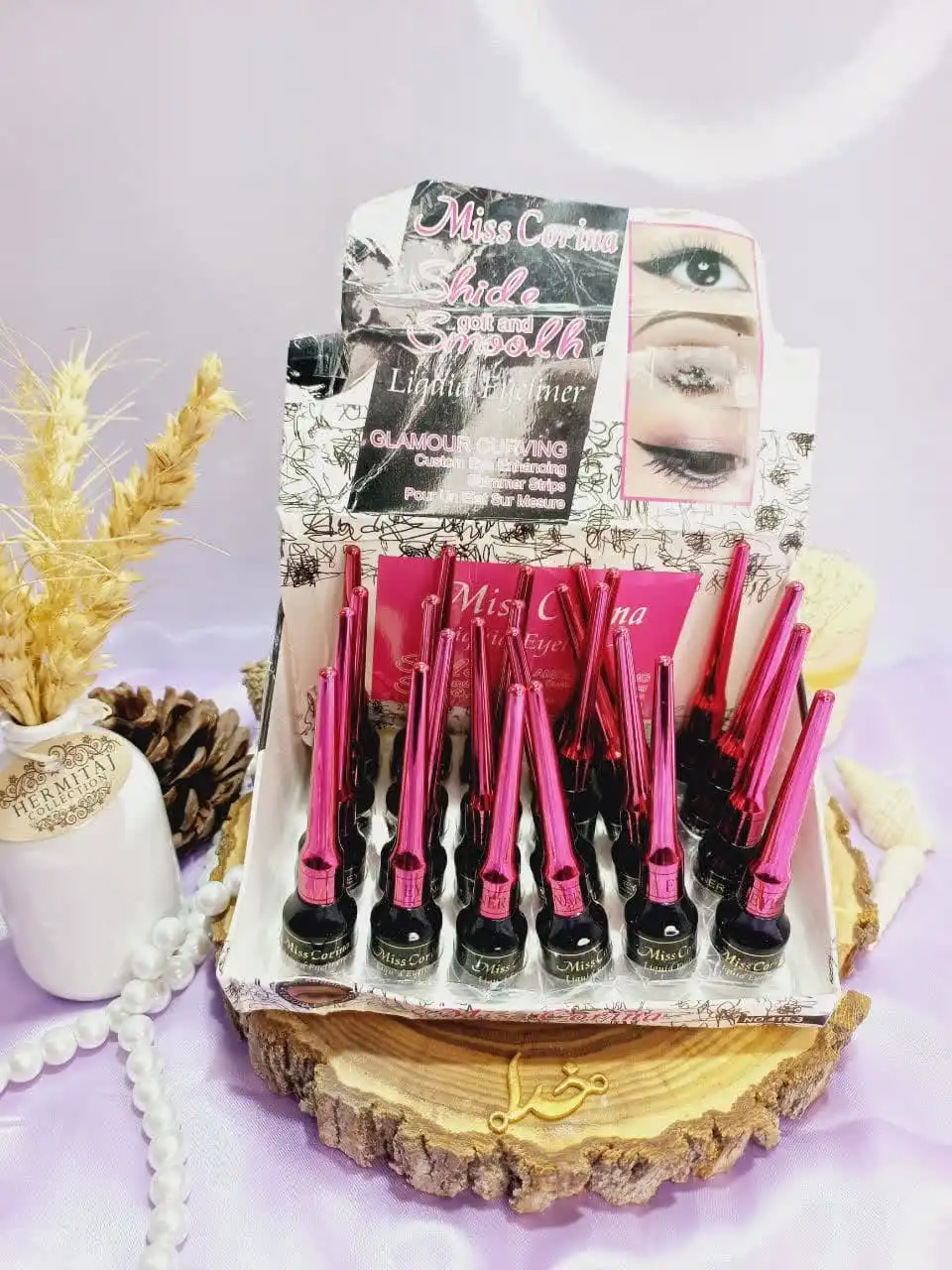 خط چشم مویی مشکی پرطرفدار میس کورینا MISS CORINA کد 4183