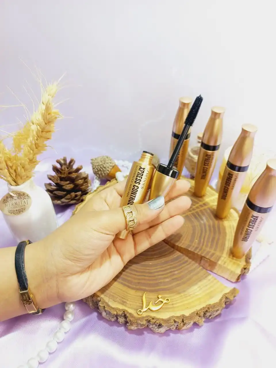 ریمل ضد آب درجه یک پوکه طلایی SHEDOES کد 8257 ساخت چین