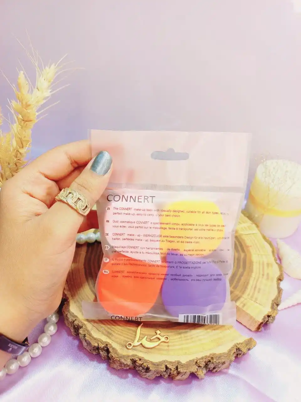 پد چهارتیکه رنگی با کیفیت برند CONNERT