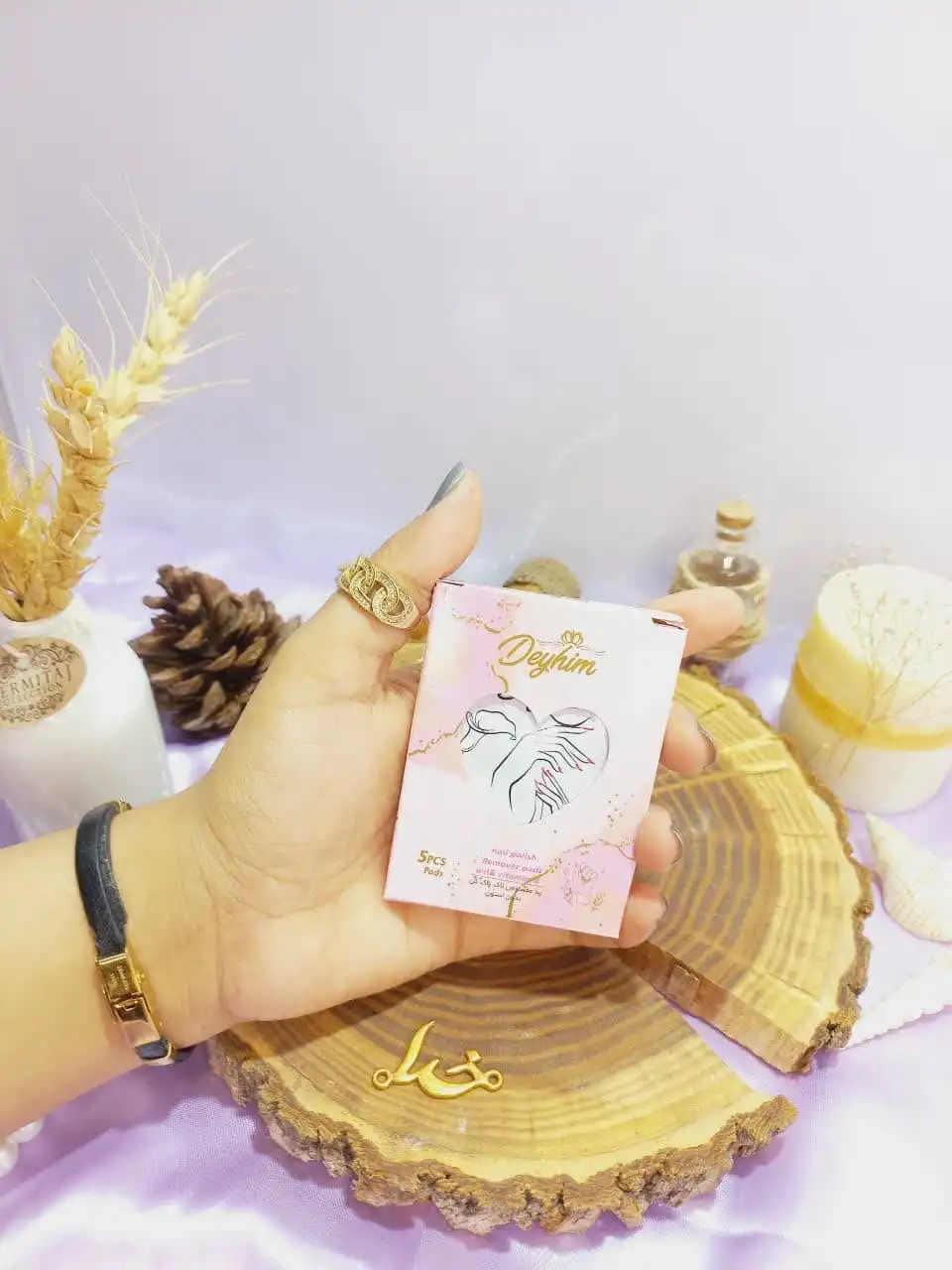 پد مخصوص لاک پاک کن بدون استون برند دیهیم