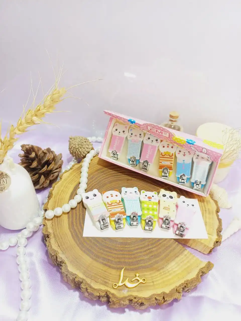 ناخن گیر NAIL CLIPPERS فانتزی کوچک طرح خرسی EMF  ساخت چین کد 101