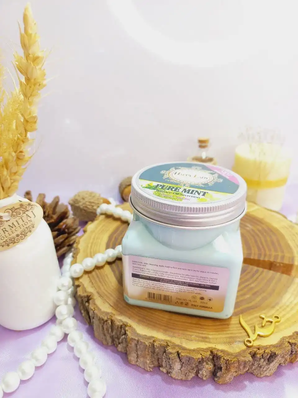 اسکراب شنی صورت و بدن رایحه نعنا خالص هپی لیدی HAPPY LADY کد HL205