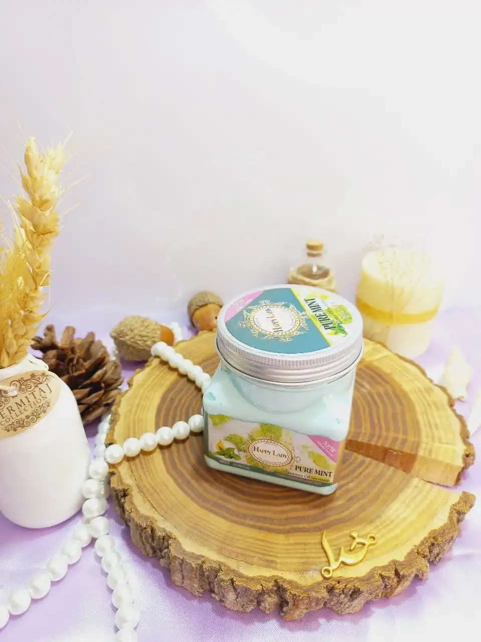 اسکراب شنی صورت و بدن رایحه نعنا خالص هپی لیدی HAPPY LADY کد HL205