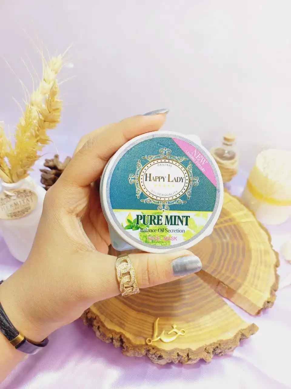 اسکراب شنی صورت و بدن رایحه نعنا خالص هپی لیدی HAPPY LADY کد HL205