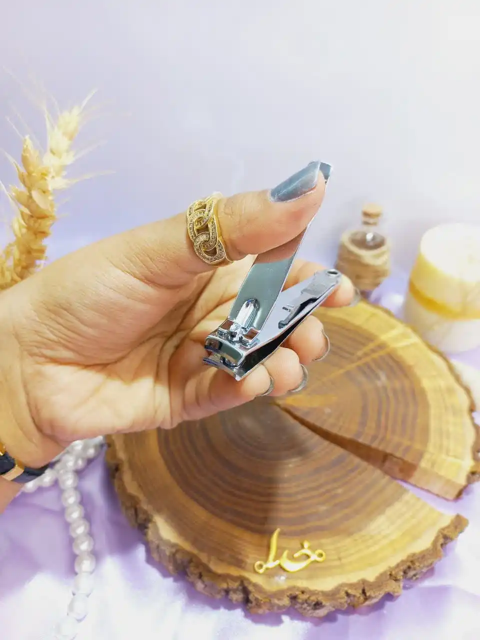 ناخن گیر استیل سایز بزرگ 0757 با کیفیت