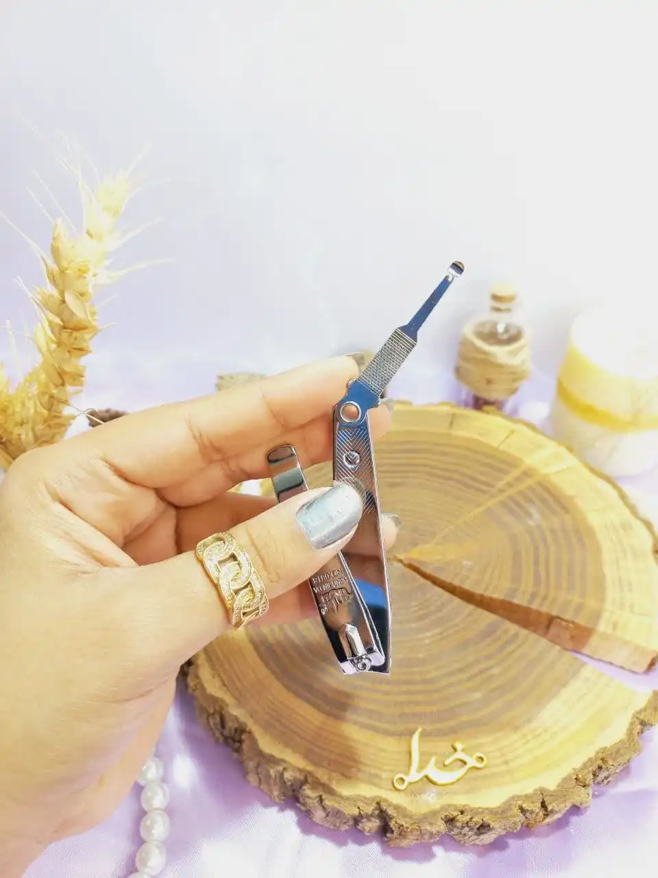 ناخن گیر استیل سایز بزرگ 0757 با کیفیت