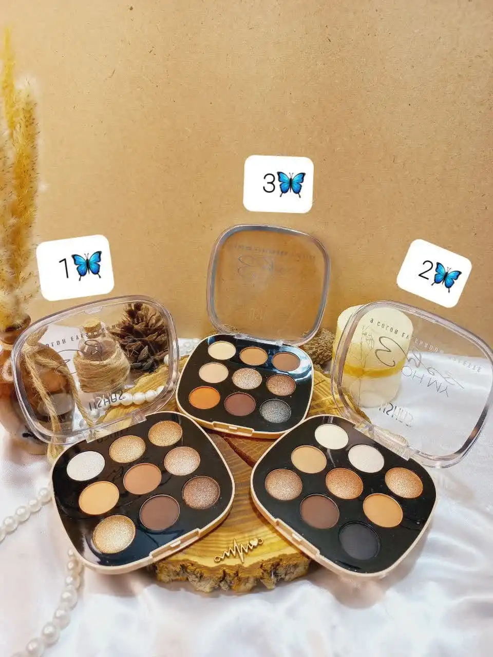 پالت سایه 9 رنگ چشم با کیفیت برند USHAS کد ES39342