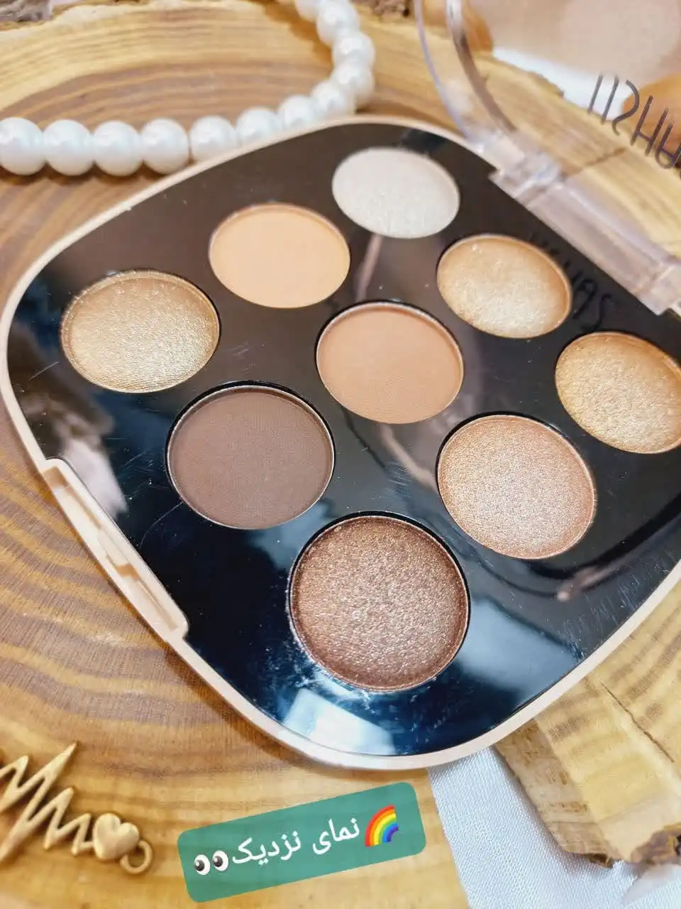 پالت سایه 9 رنگ چشم با کیفیت برند USHAS کد ES39342