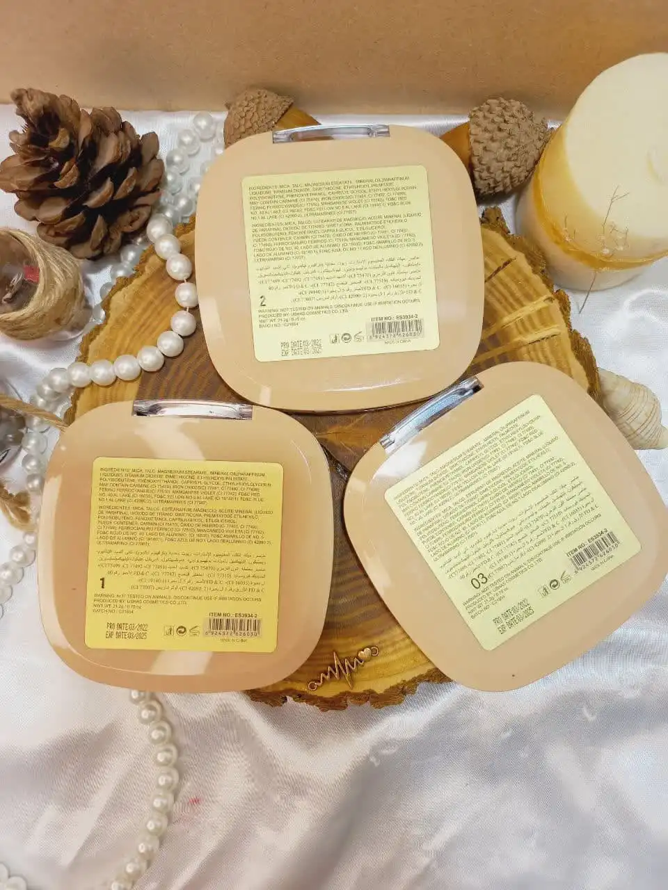 پالت سایه 9 رنگ چشم با کیفیت برند USHAS کد ES39342