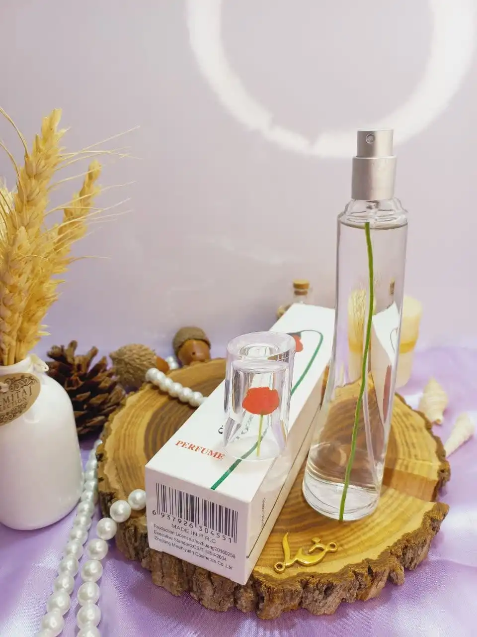 ادکلن طرح گل برند استوری آف فلاور STORY OF FLOWER حجم 50 میلی لیتر اورجینال