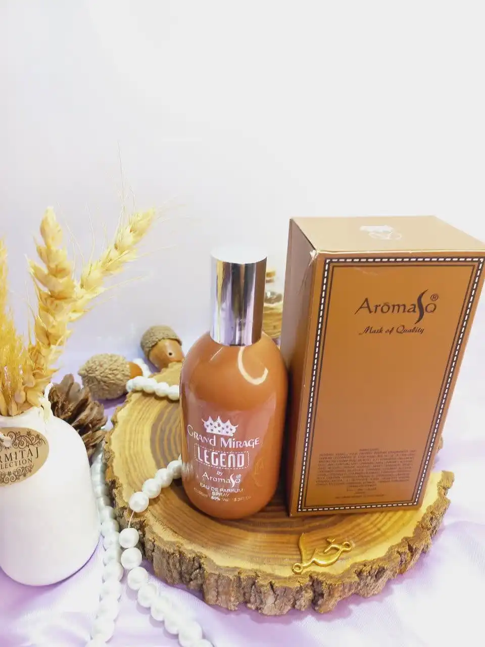 ادکلن لجند گرند میراژ آروماسو GRAND MIRAGE LEGEND (قهوه ای) اورجینال ساخت فرانسه