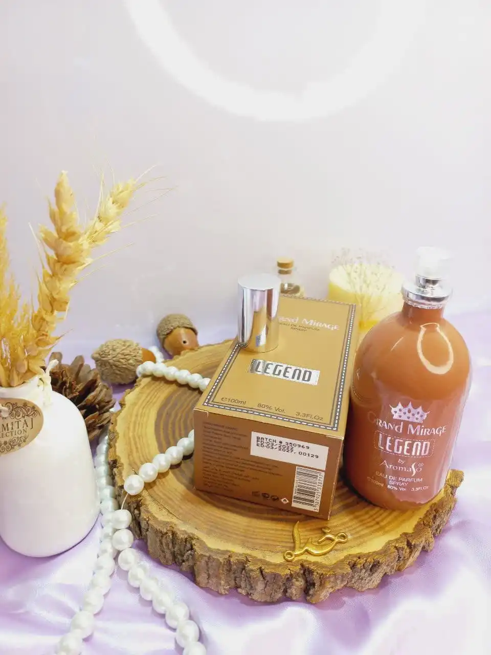 ادکلن لجند گرند میراژ آروماسو GRAND MIRAGE LEGEND (قهوه ای) اورجینال ساخت فرانسه