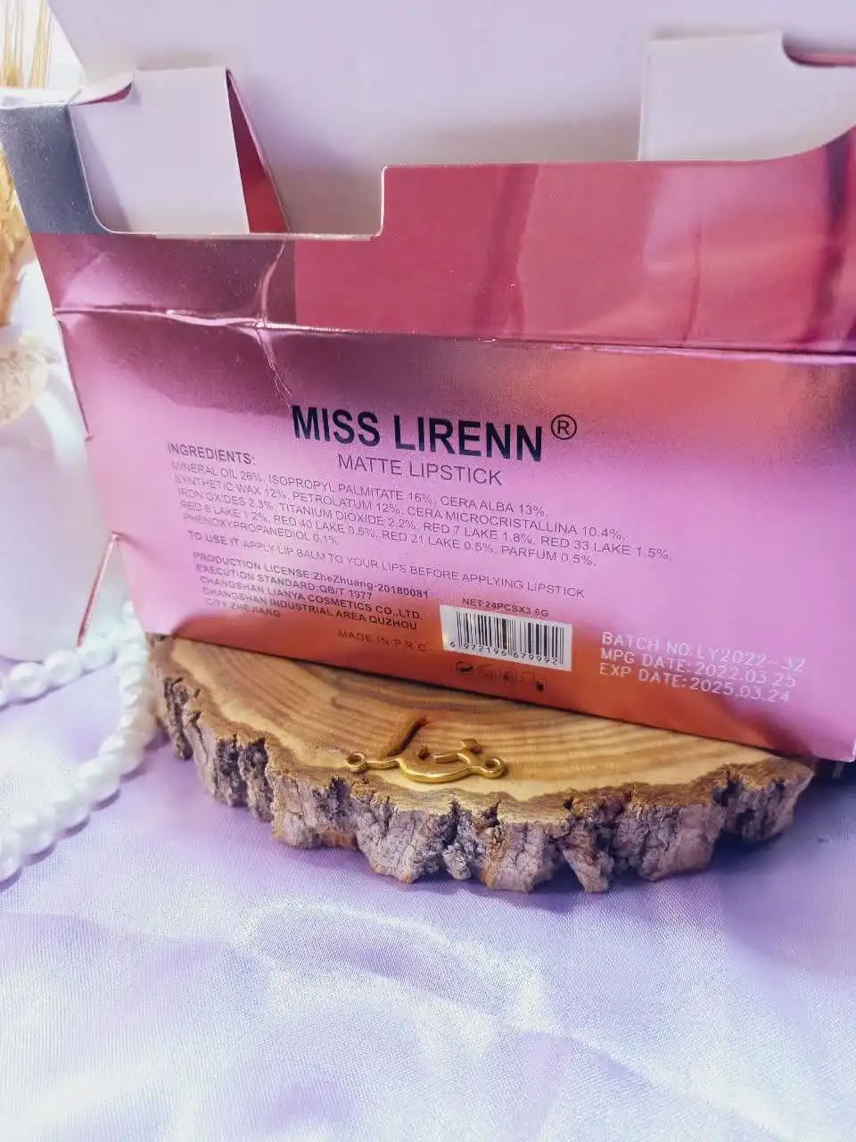 رژ جامد پرطرفدار میس لرن MISS LIRENN کد MI6161