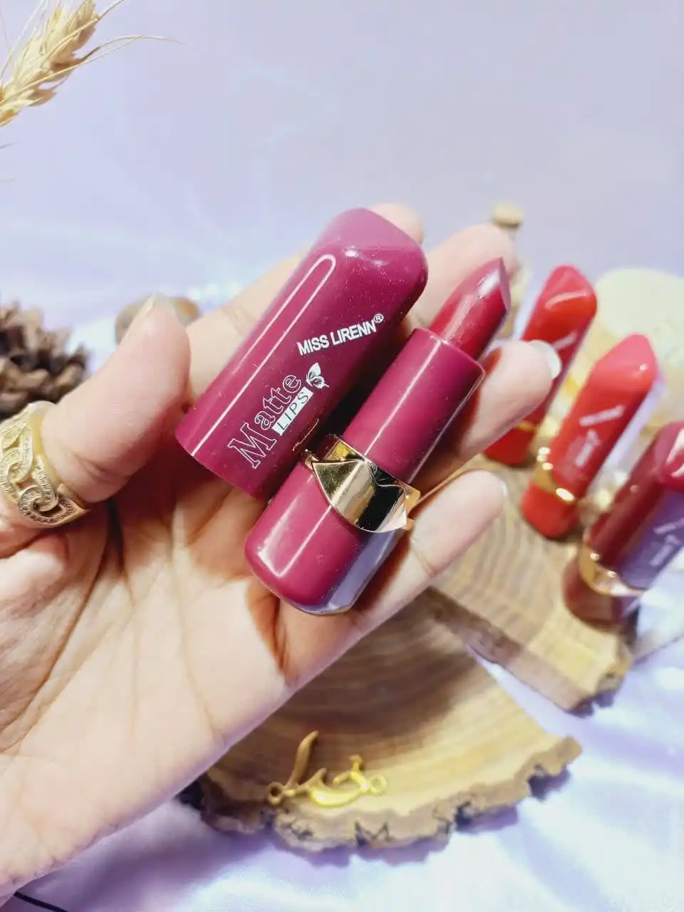 رژ جامد پرطرفدار میس لرن مات MISS LIRENN کد MI6135