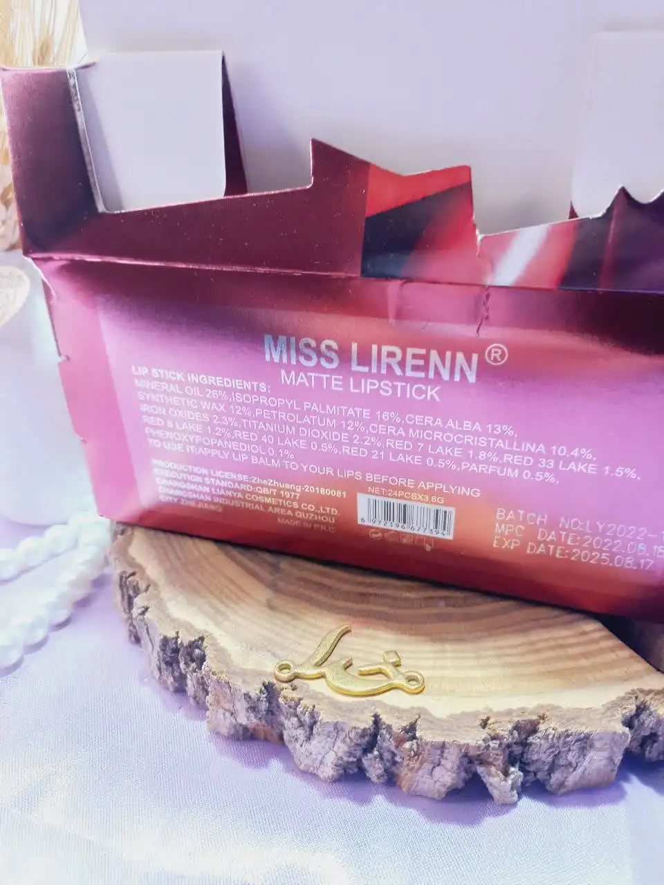 رژ جامد پرطرفدار میس لرن مات MISS LIRENN کد MI6169