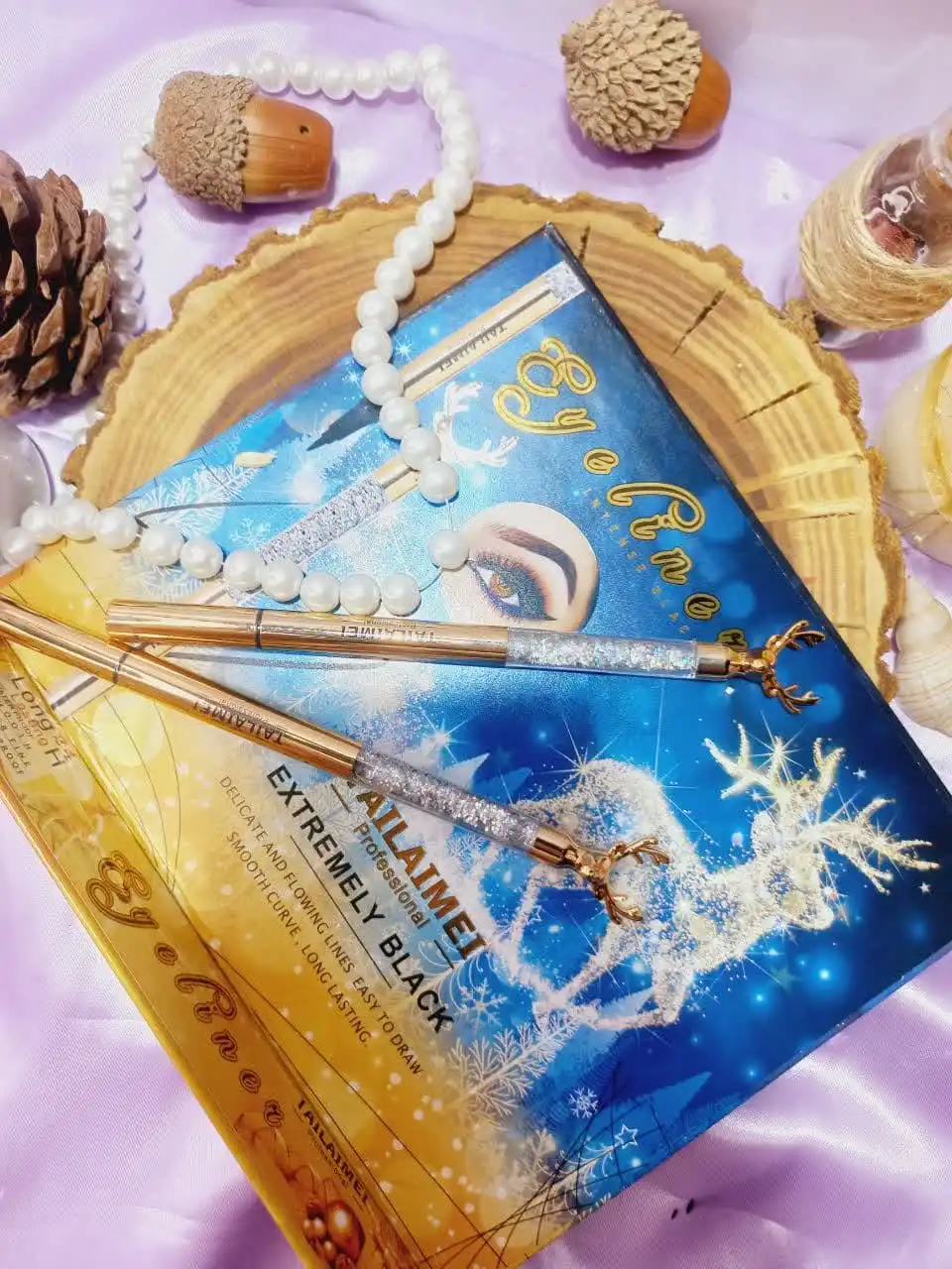 خط چشم ضد آب بینظیر گوزنی آکواریومی برند تایلامی TAILAIMEI کد E098 اصلی | پخش عمده