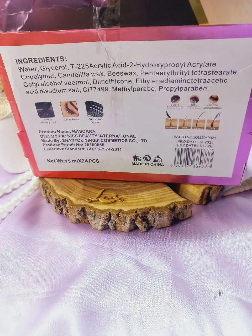 ریمل ضد آب سه مدل فرچه با حجم دهی چندین برابر برند ماسکارا 4D کاریته KARITE کد 56485