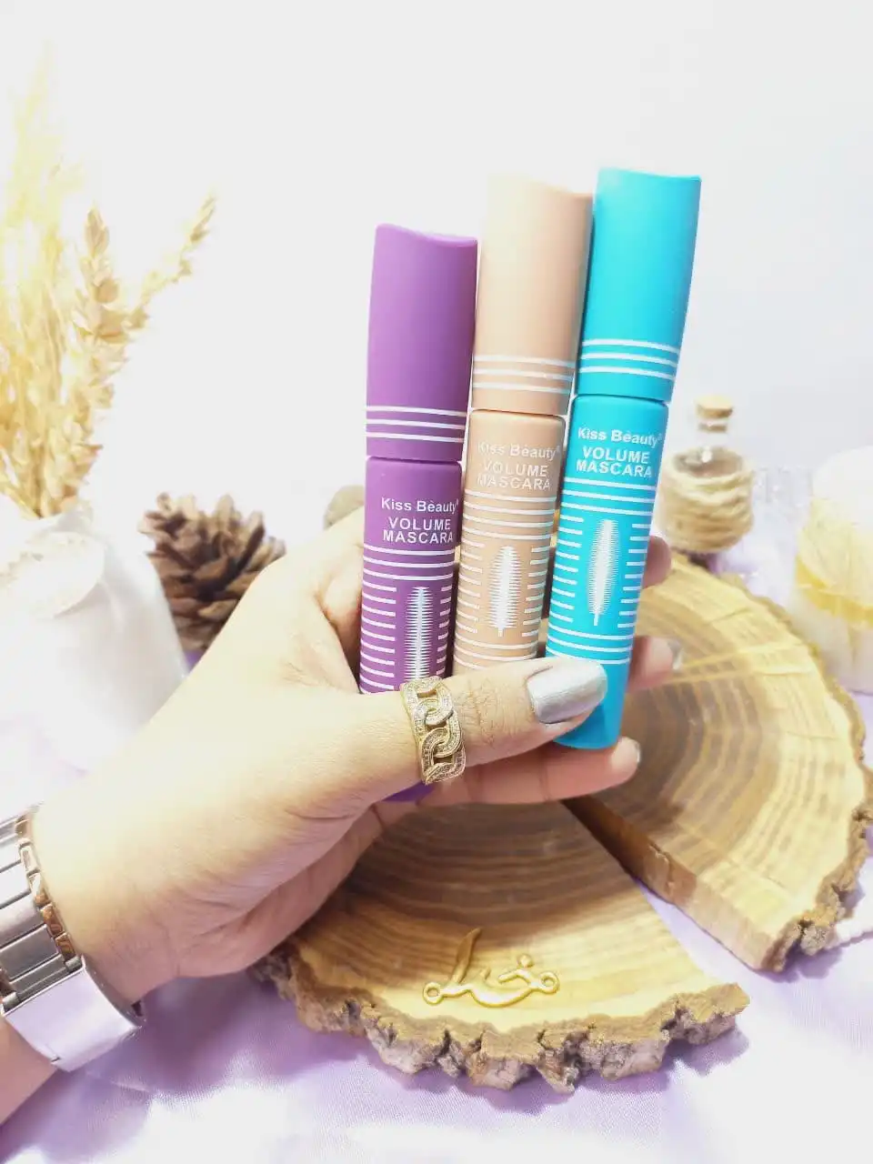 ریمل پوکه مخملی ولوم کیس بیوتی KISS BEAUTY کد 56559