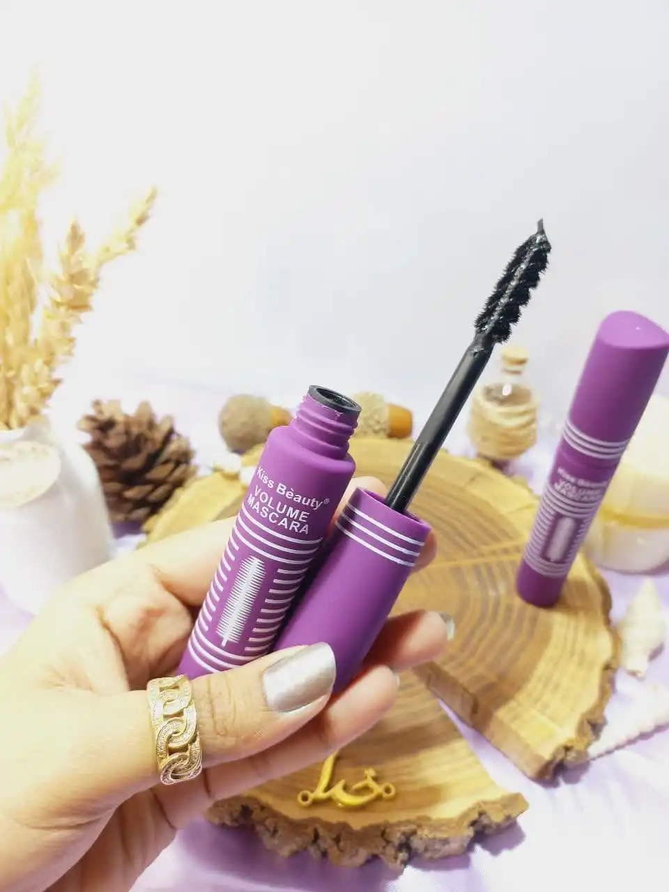 ریمل پوکه مخملی ولوم کیس بیوتی KISS BEAUTY کد 56559