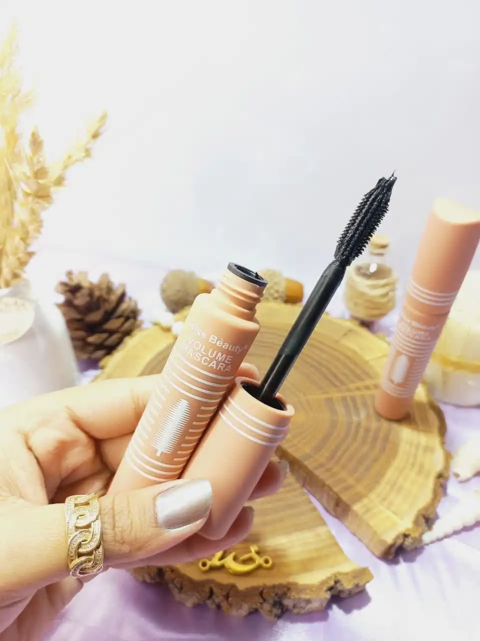 ریمل پوکه مخملی ولوم کیس بیوتی KISS BEAUTY کد 56559