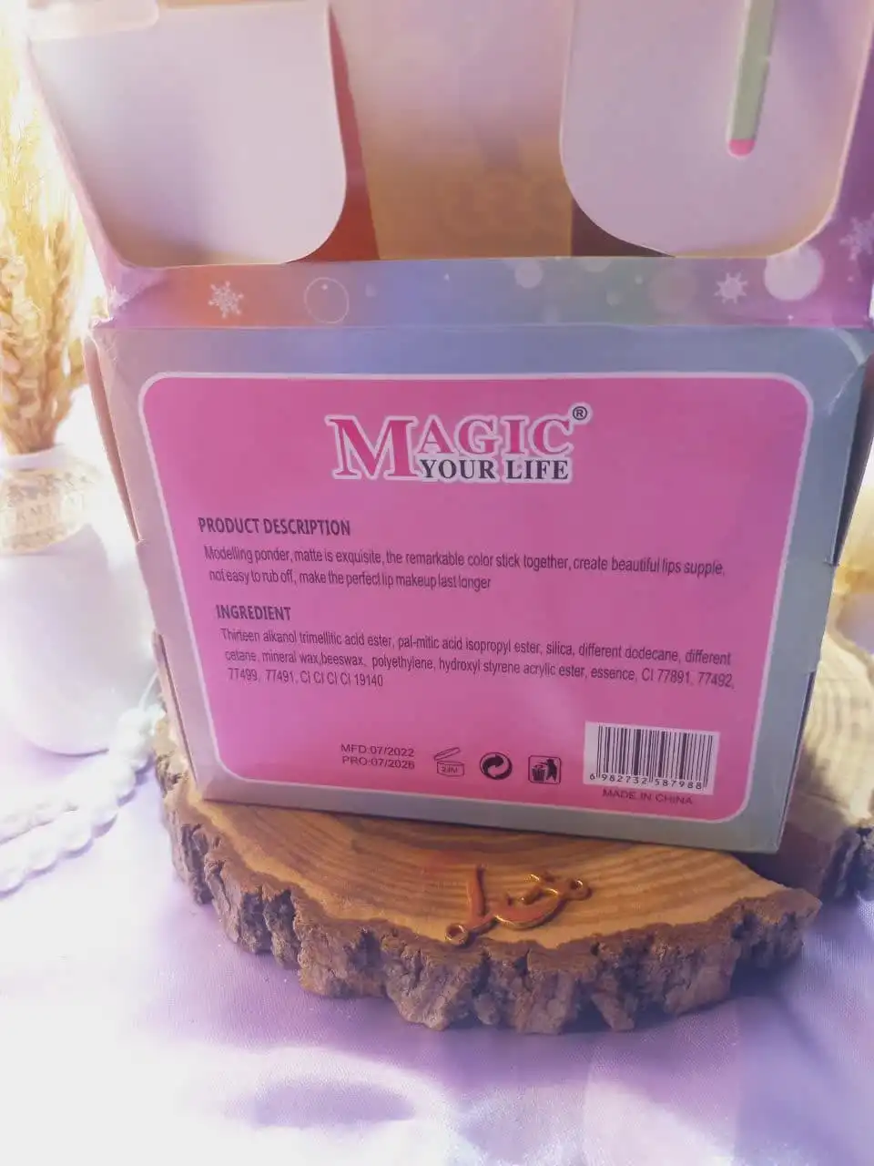 تینت لب طرح آدم برفی برند مجیک MAGIC کد LC798