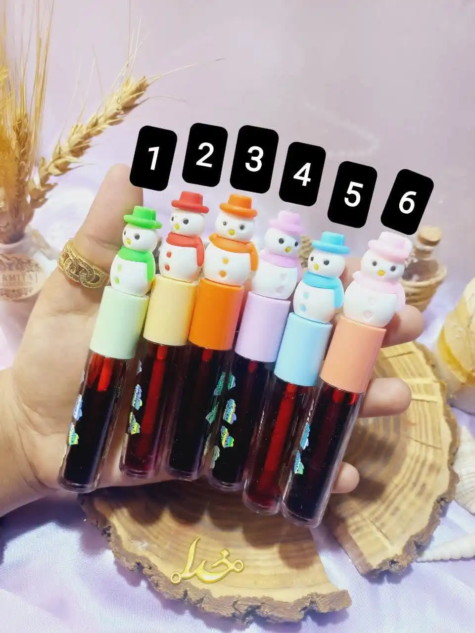 تینت لب طرح آدم برفی برند مجیک MAGIC کد LC798