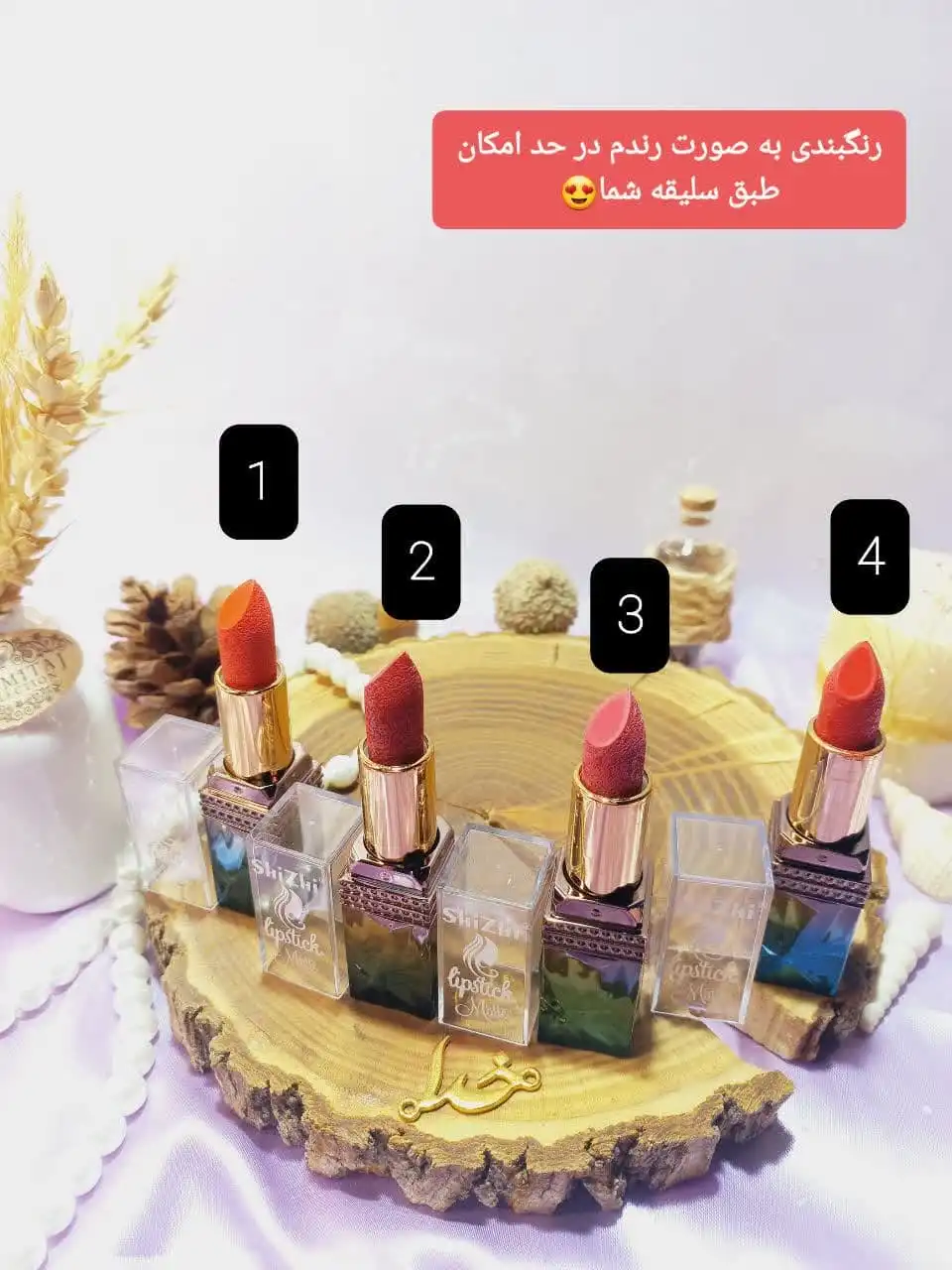 رژ جامد پرطرفدار شیژی SHIZHI کد 209