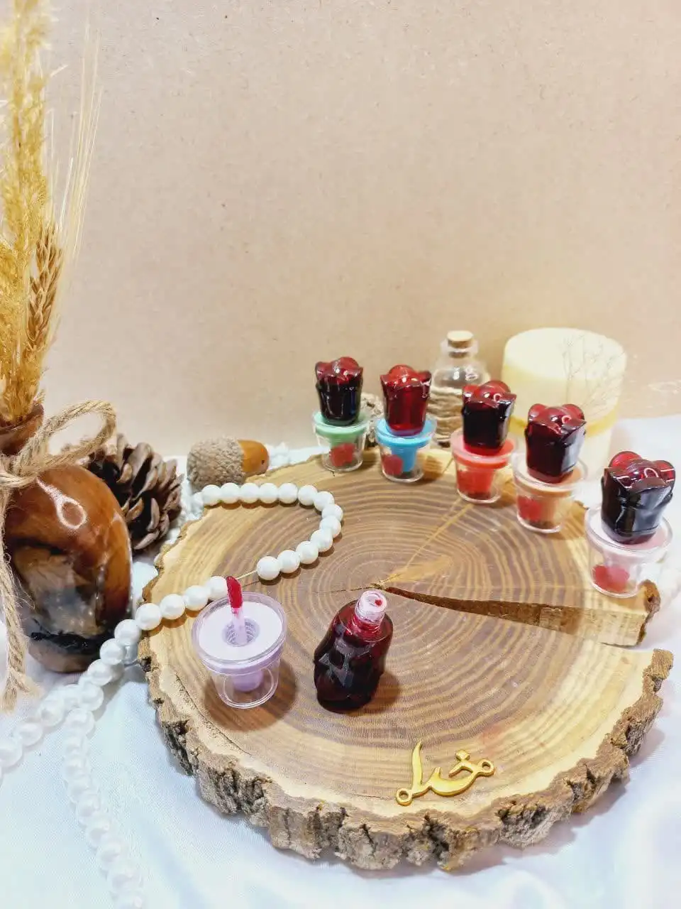 تینت لب طرح گل وردا بیوتی warda beauty کد WB 2242204