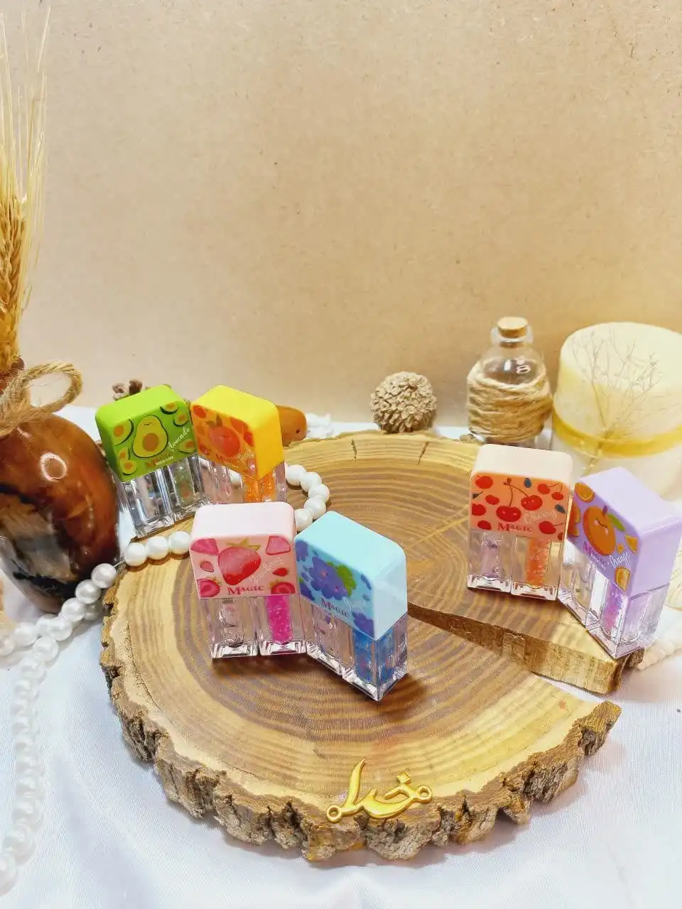 برق لب حرارتی شاین دار دوقلو MAGIC  مجیک کد LC578