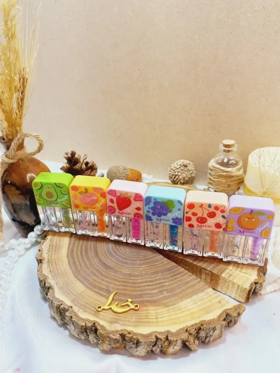 برق لب حرارتی شاین دار دوقلو MAGIC  مجیک کد LC578