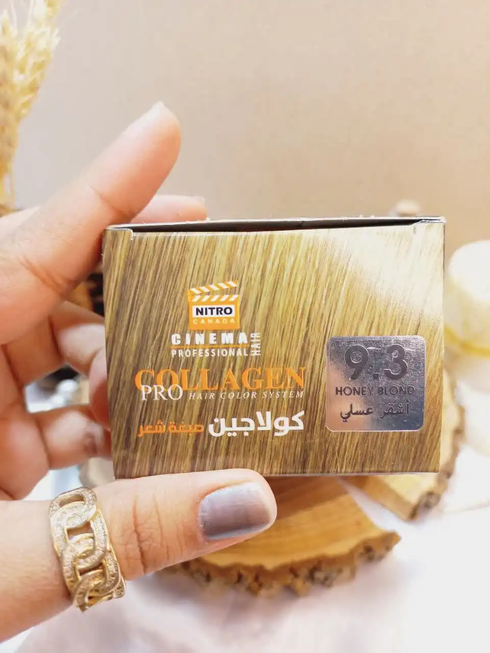 کیت رنگ مو بلوند عسلی شماره 9/3 کلاژن  COLLAGE