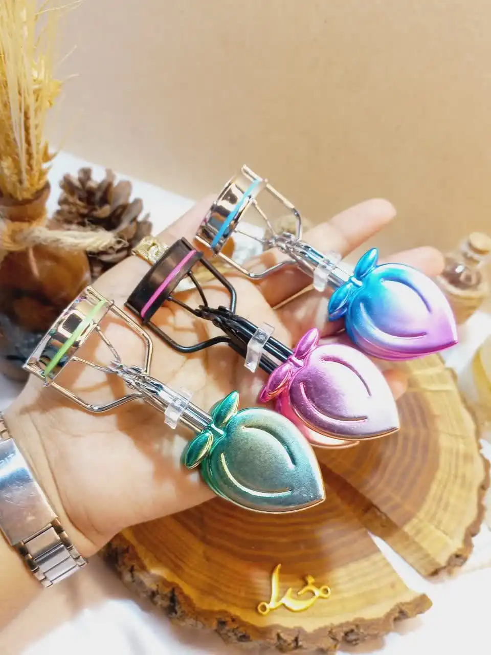 فرمژه طرح توت فرنگی استیل